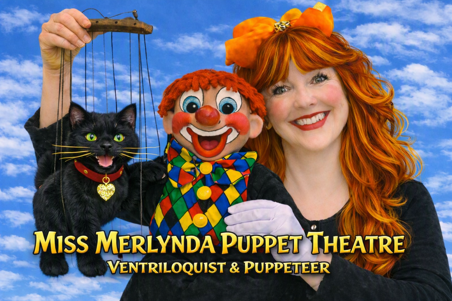 Miss Merlynda Puppet Theatre - www.Ventriloquist-Merlynda.com